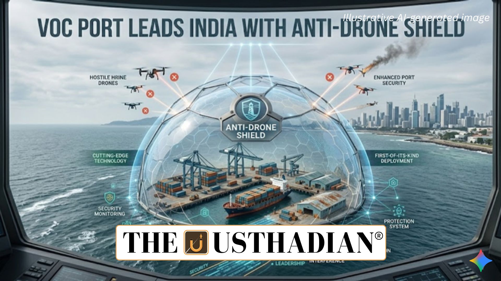 VOC Port Leads India With Anti Drone Shield