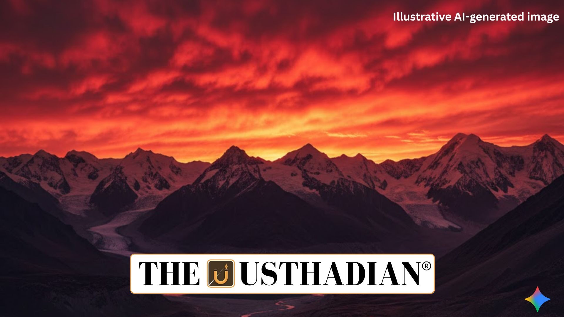 Ladakh’s Sky Turned Blood Red