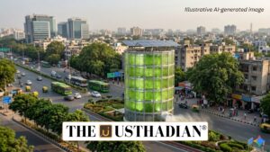 Delhi Deploys Microalgae Air Tower for Urban Pollution Control