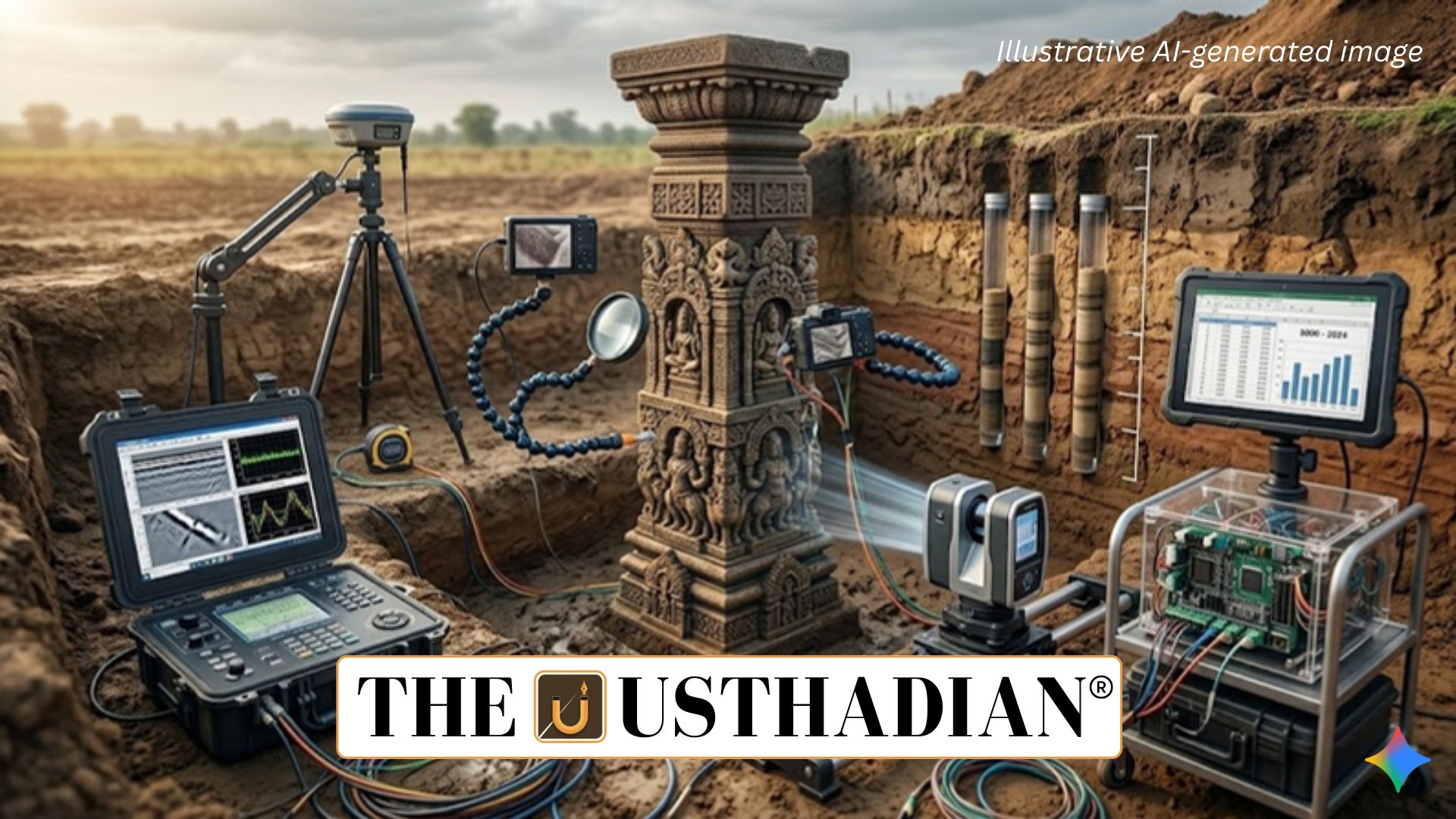 Medieval Yadava Temple Pillar Discovered in Wardha