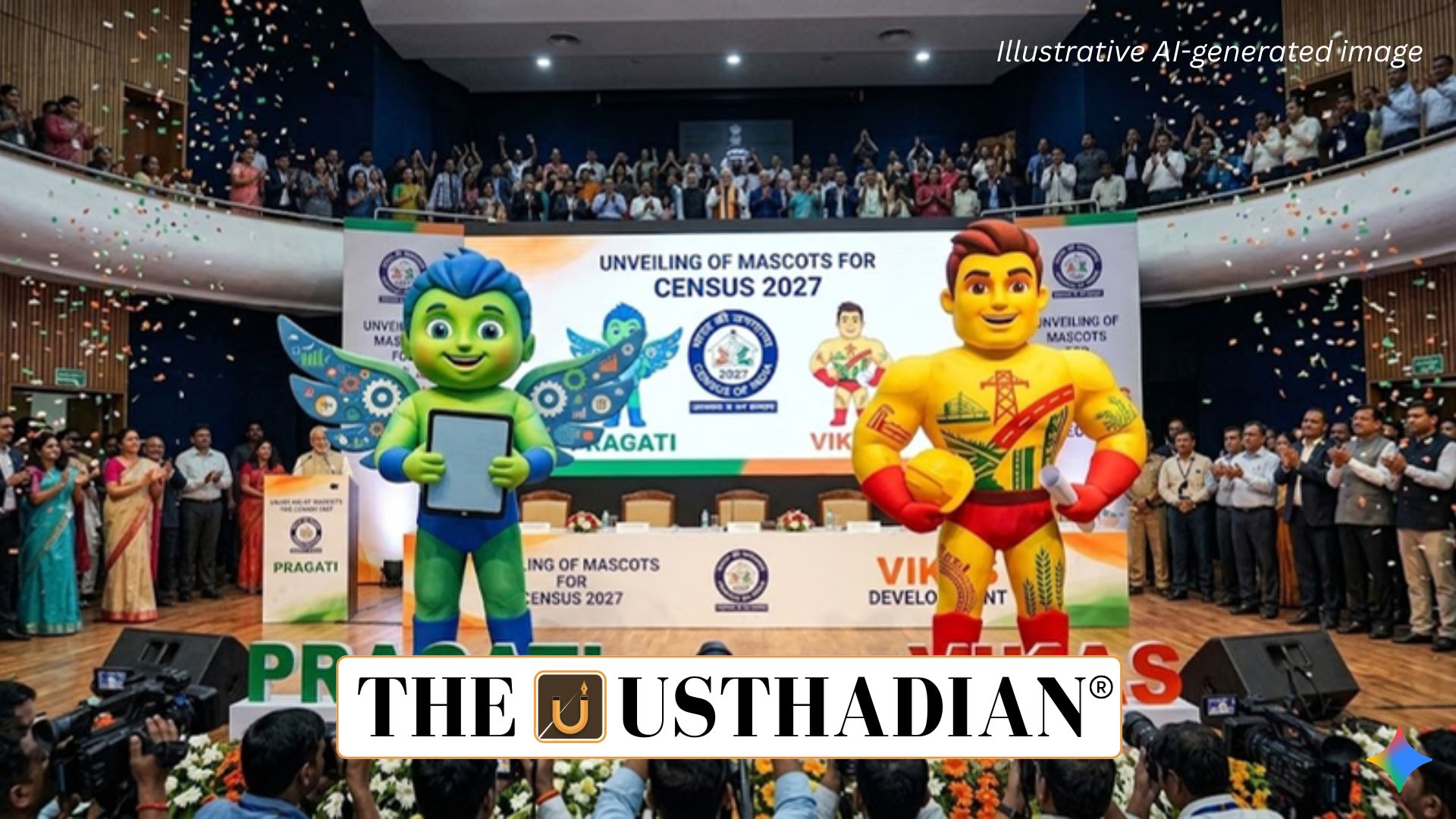 Pragati and Vikas Mascots Unveiled for Census 2027