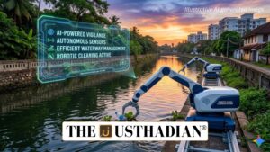 AI Robotic Canal Cleaning Initiative in Thiruvananthapuram