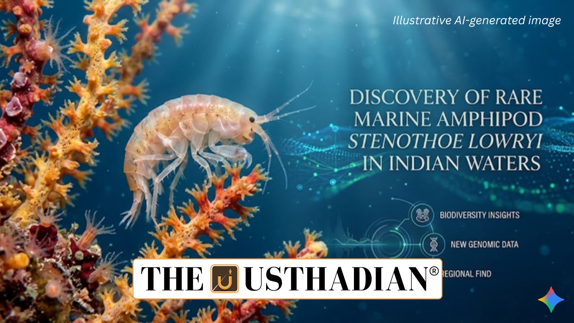 Discovery of Rare Marine Amphipod Stenothoe lowryi in Indian Waters