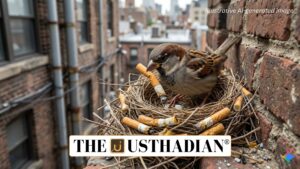 Urban Birds Use Cigarette Butts for Parasite Control