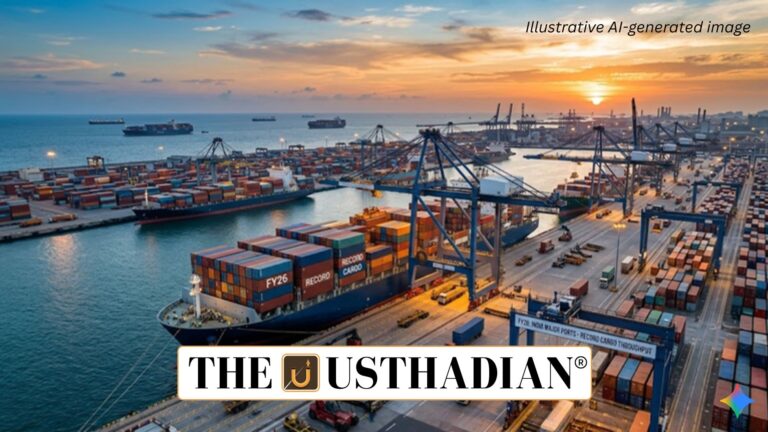 India Major Ports Achieve Record Cargo Throughput FY26