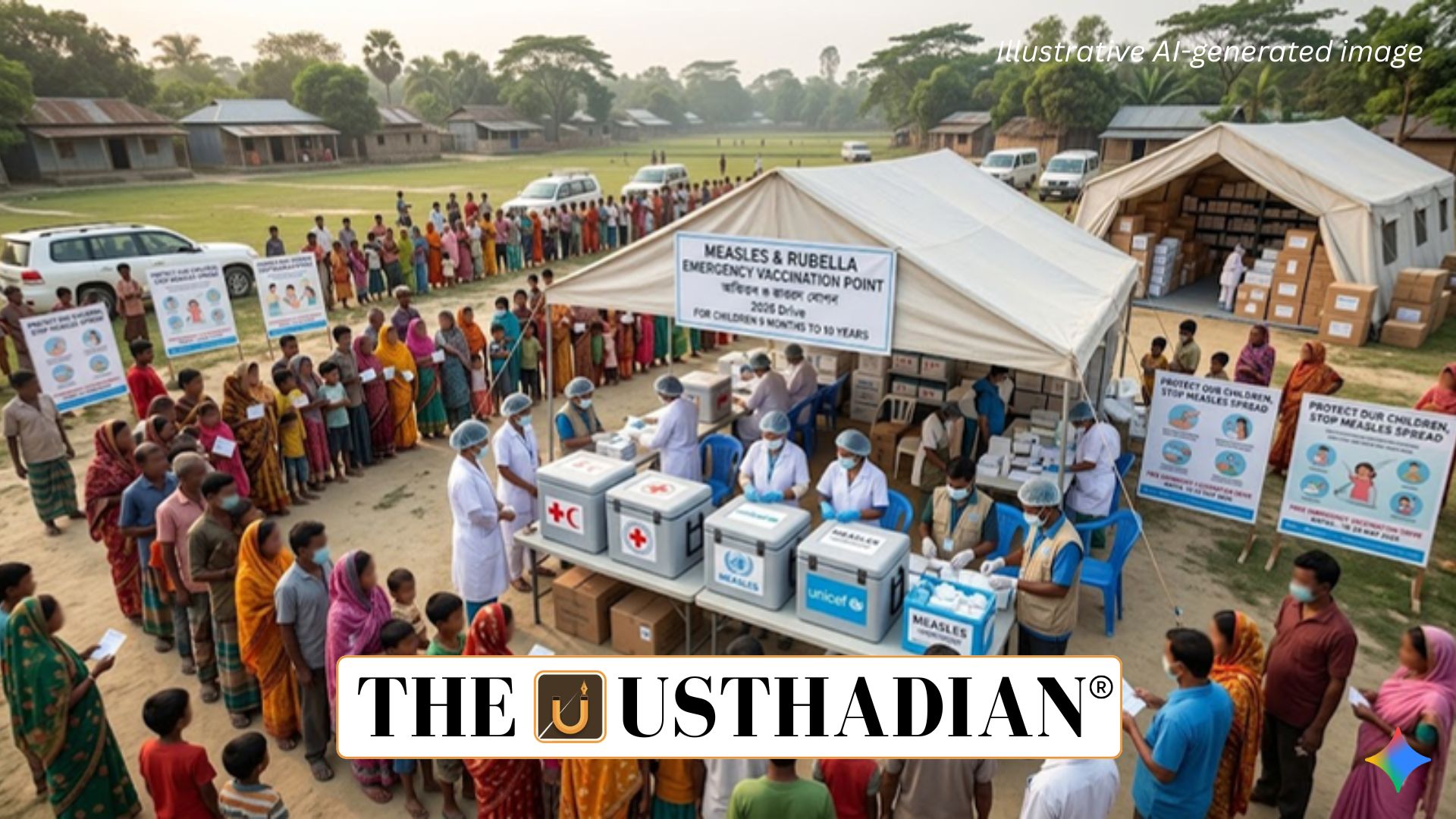 Bangladesh Emergency Measles Vaccination Drive