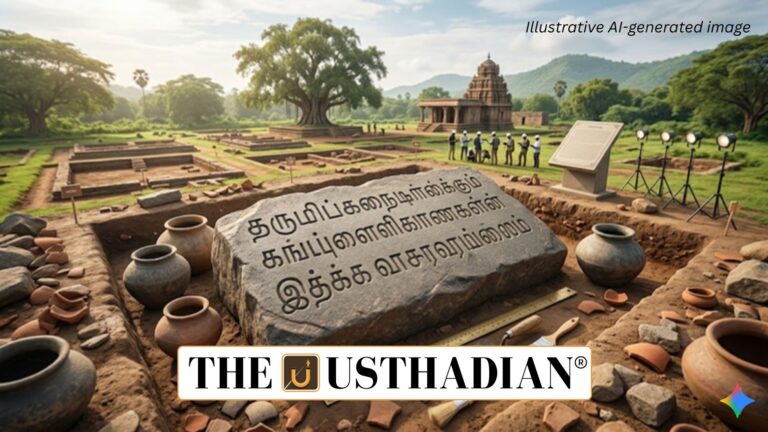 Tamil Brahmi Inscription Found in Tiruppur