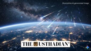 Lyrid Meteor Shower Captured From Space