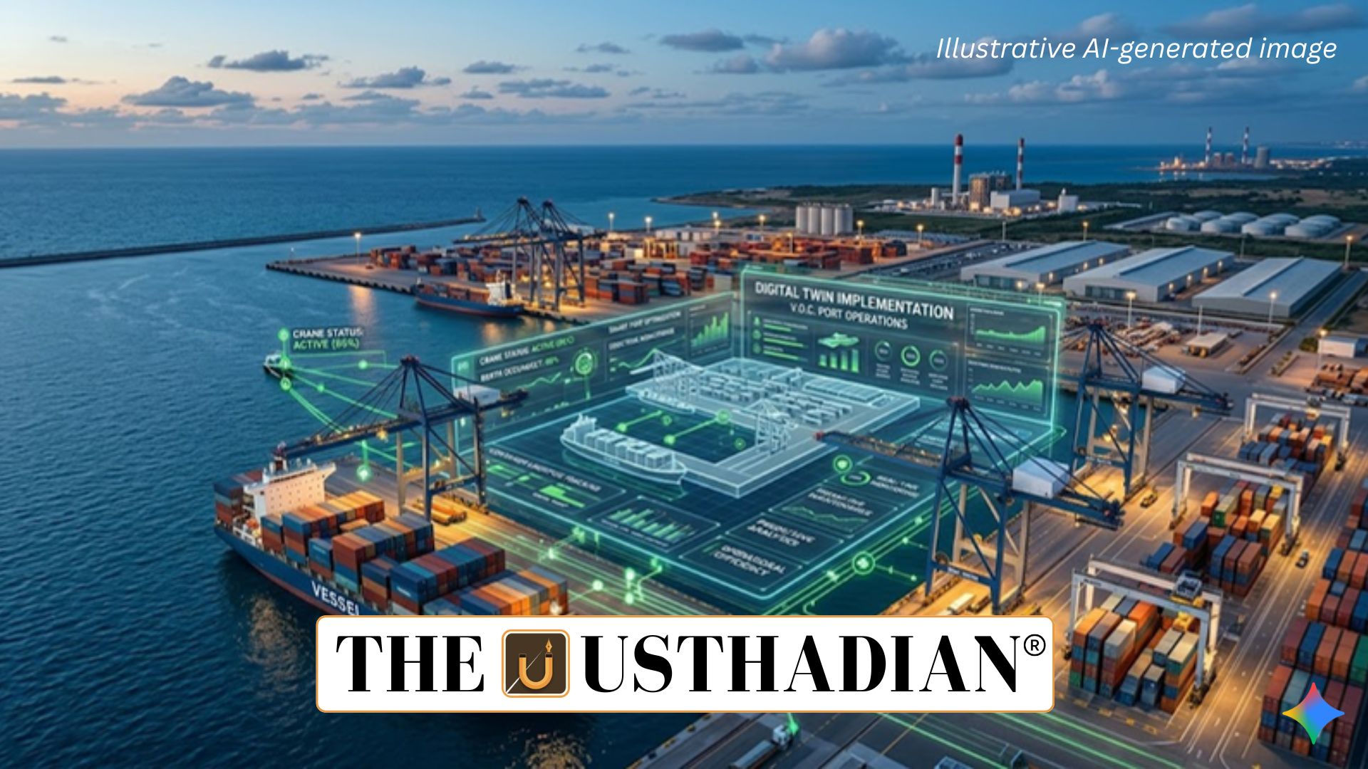 Implementation of Digital Twin in V.O.C Port Operations