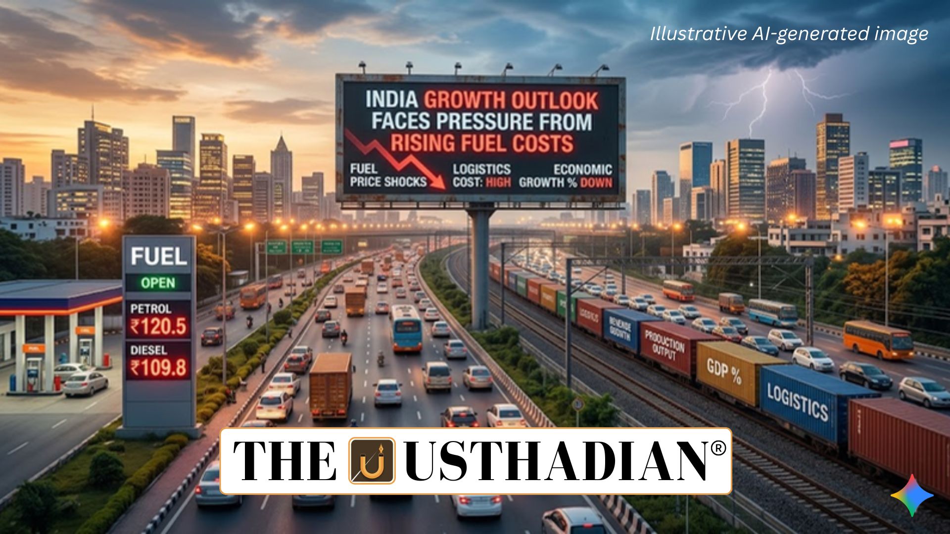 India Growth Outlook Faces Pressure From Rising Fuel Costs