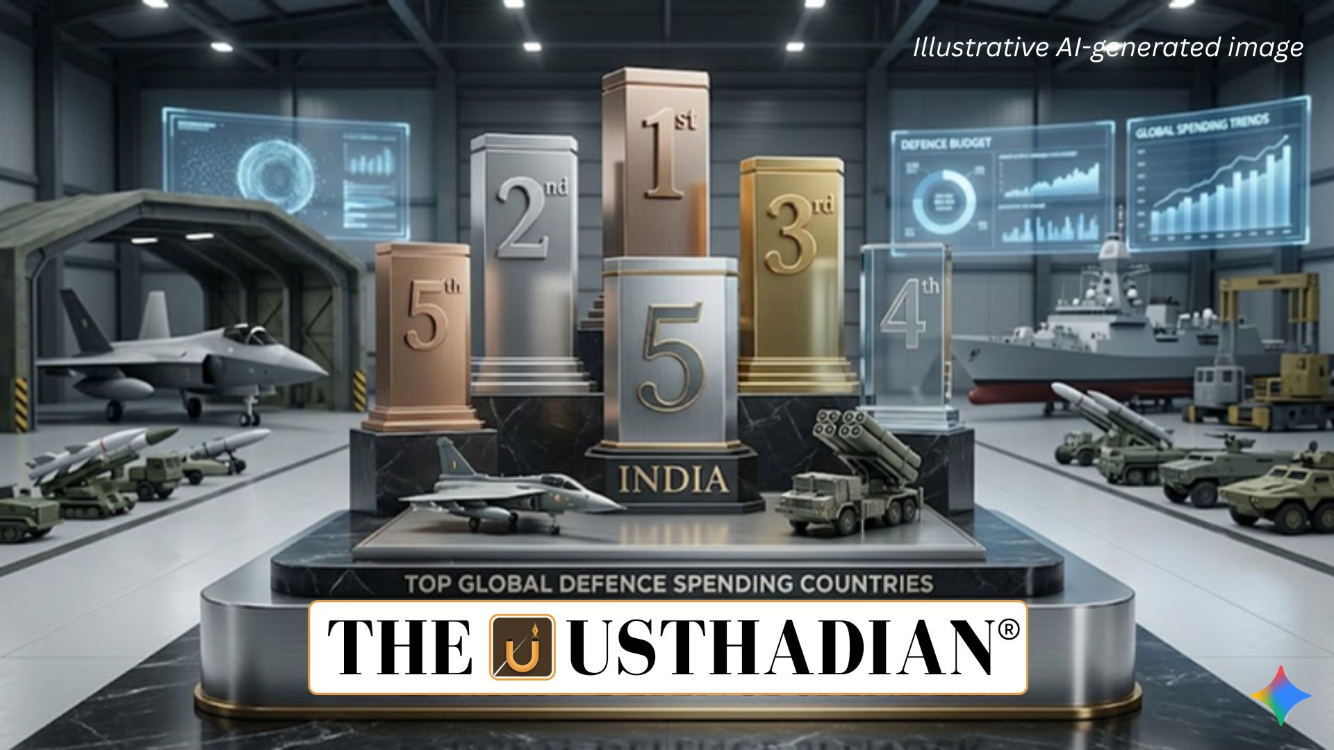 India Emerges as Fifth Largest Defence Spender