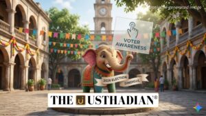 Dindu Mascot Promotes Voter Awareness in Dindigul