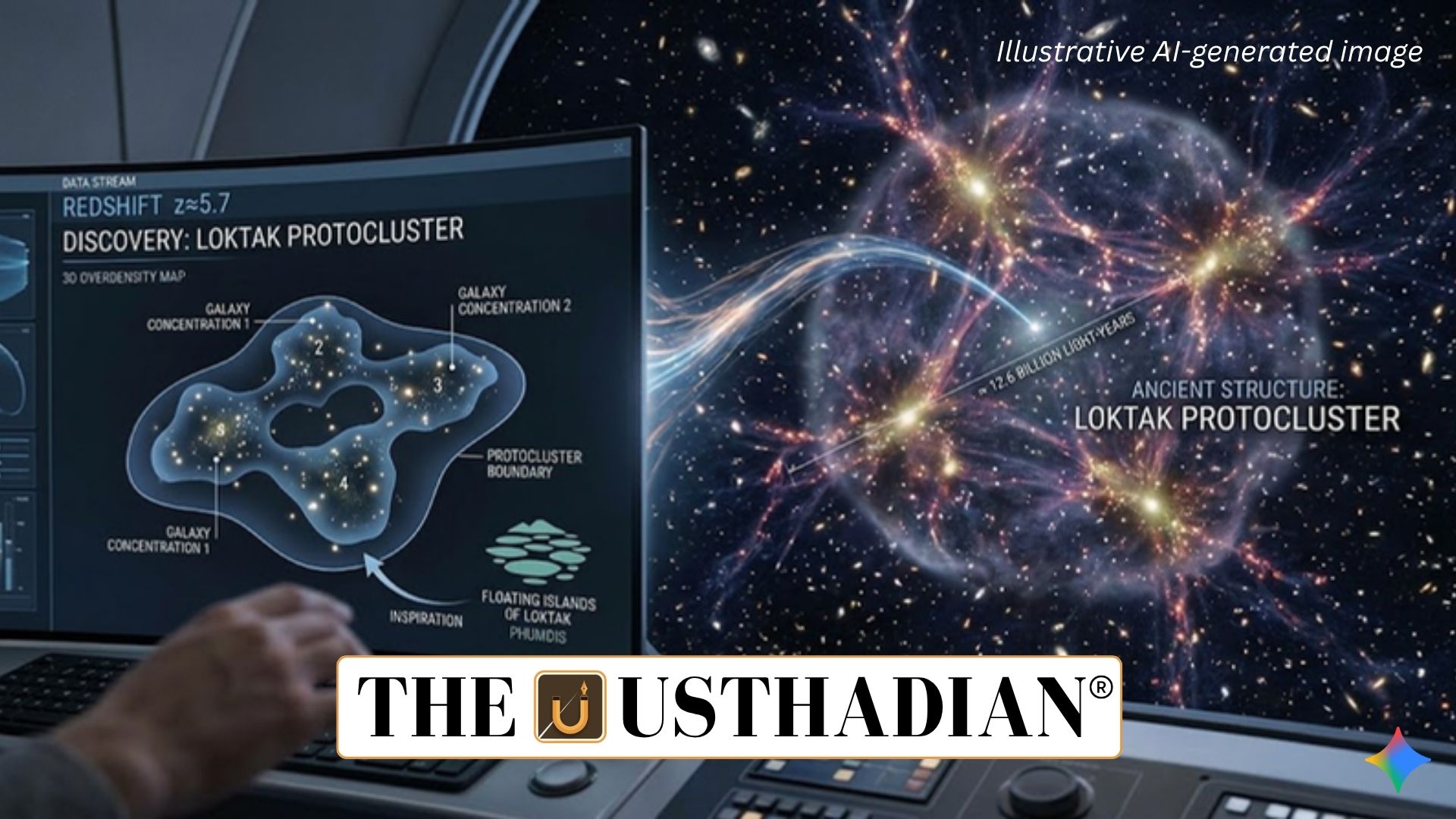 Indian Scientist Discovers Ancient Loktak Protocluster in the Early Universe