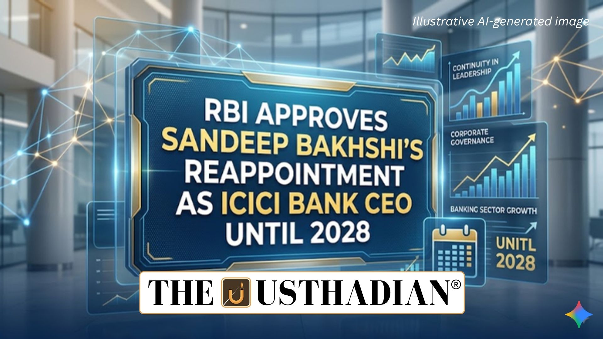 RBI Approves Sandeep Bakhshi’s Reappointment as ICICI Bank CEO Until 2028