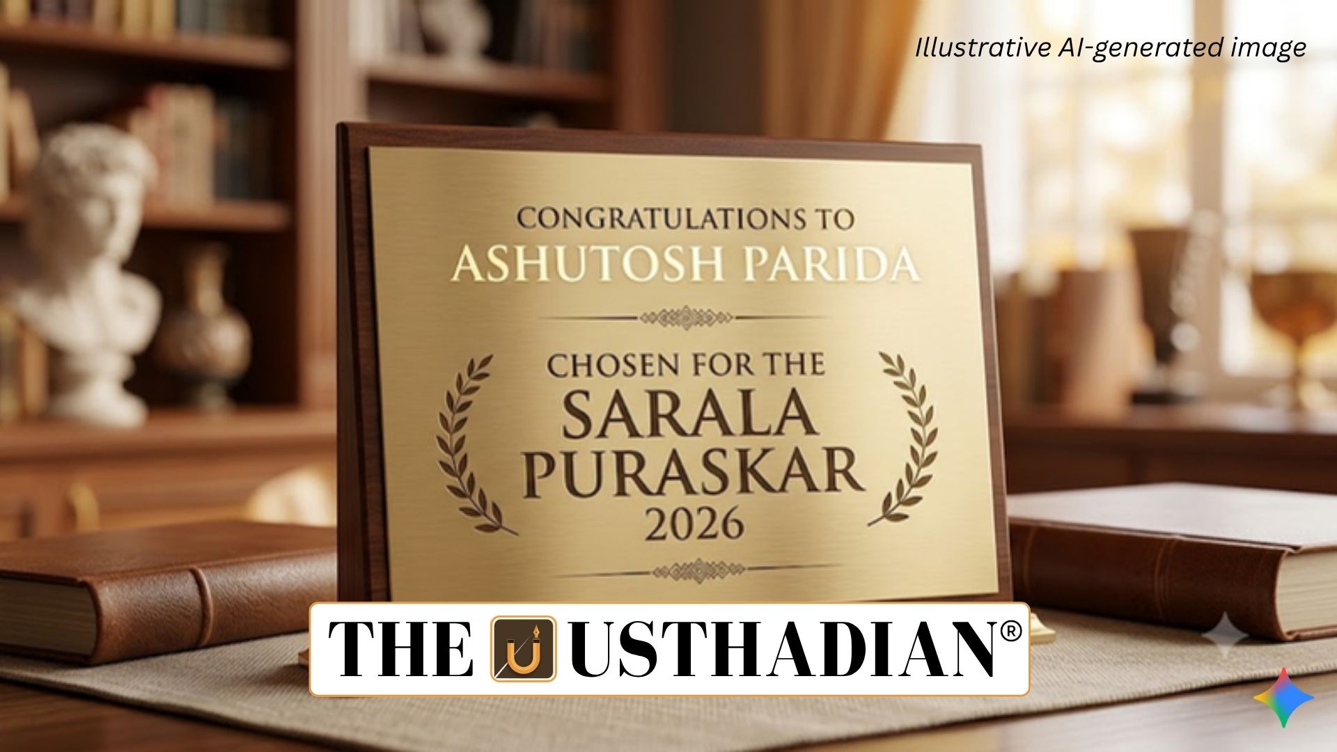 Ashutosh Parida Chosen for Sarala Puraskar 2026