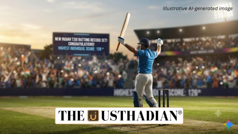 Abhishek Sharma Sets a New Indian T20I Batting Record