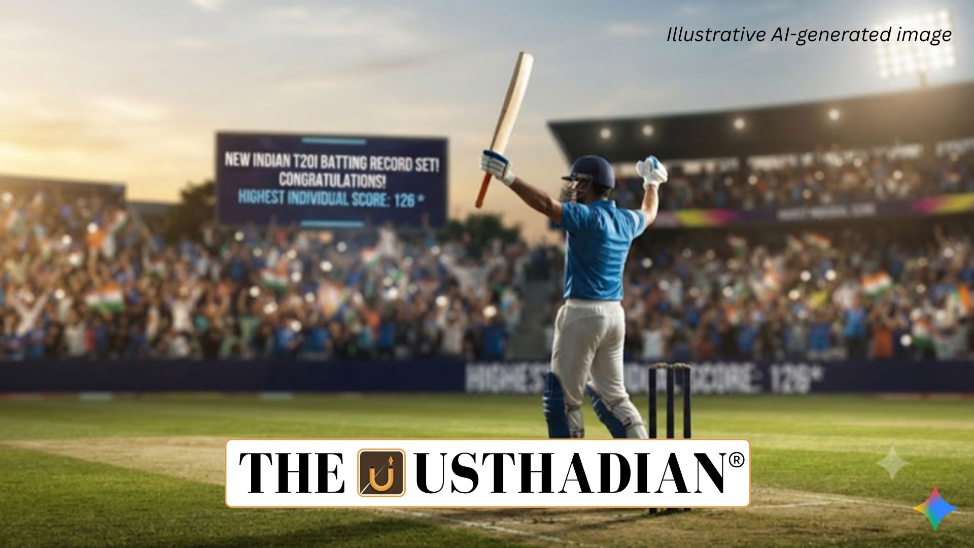Abhishek Sharma Sets a New Indian T20I Batting Record