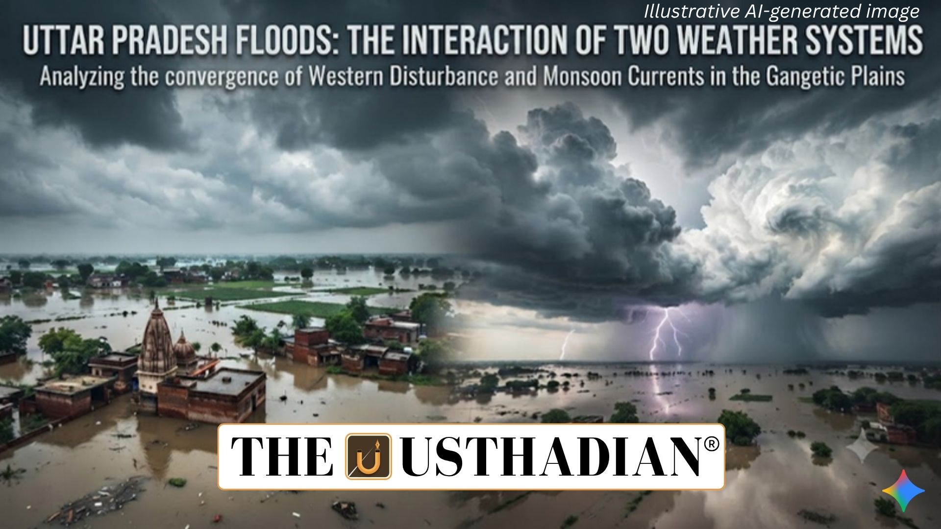 Uttar Pradesh Floods and the Interaction of Two Weather Systems