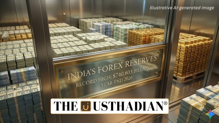 India’s Forex Reserves Rise to Record $740.803 Billion