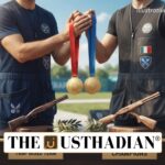 Neeru Dhanda and Kynan Chenai Capture Trap Mixed Team Gold