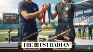 Neeru Dhanda and Kynan Chenai Capture Trap Mixed Team Gold