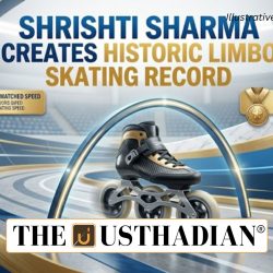 Shrishti Sharma Creates Historic Limbo Skating Speed Record