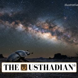 Dung Beetles Navigate Using Milky Way