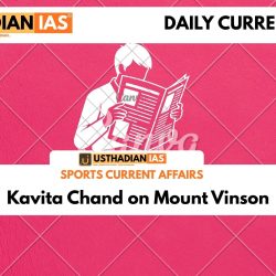 Kavita Chand on Mount Vinson