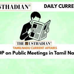 SOP on Public Meetings in Tamil Nadu